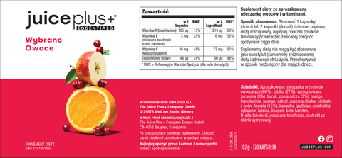 Kapsułki z mieszanką owoców i warzyw (Healthy Starts 13+)