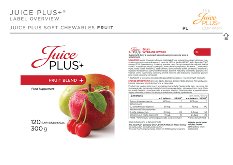 Fruit & Vegetable Blend Chewables (Healthy Starts 4-12)